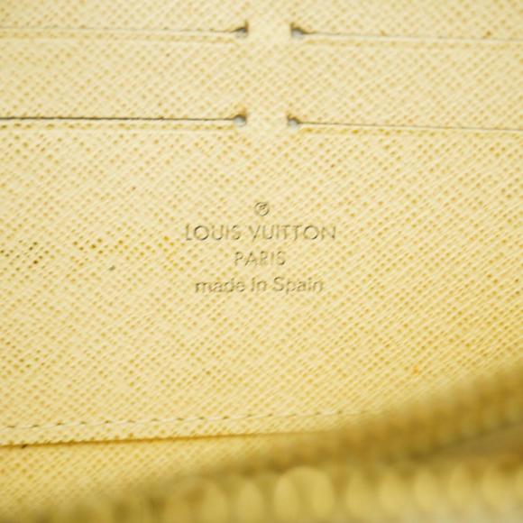 Louis Vuitton Long Wallet Damier Azur Zippy N60019 White Men's Women's - Picture 4 of 15